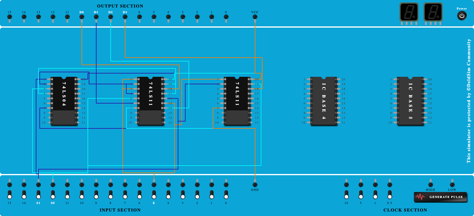 Design and implement De-Multiplexer using gates