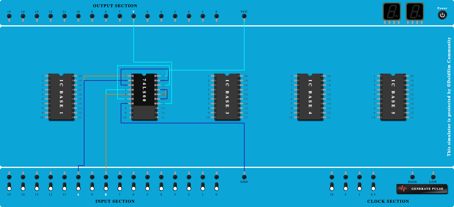 Implementation of NOR Gate using NAND gate