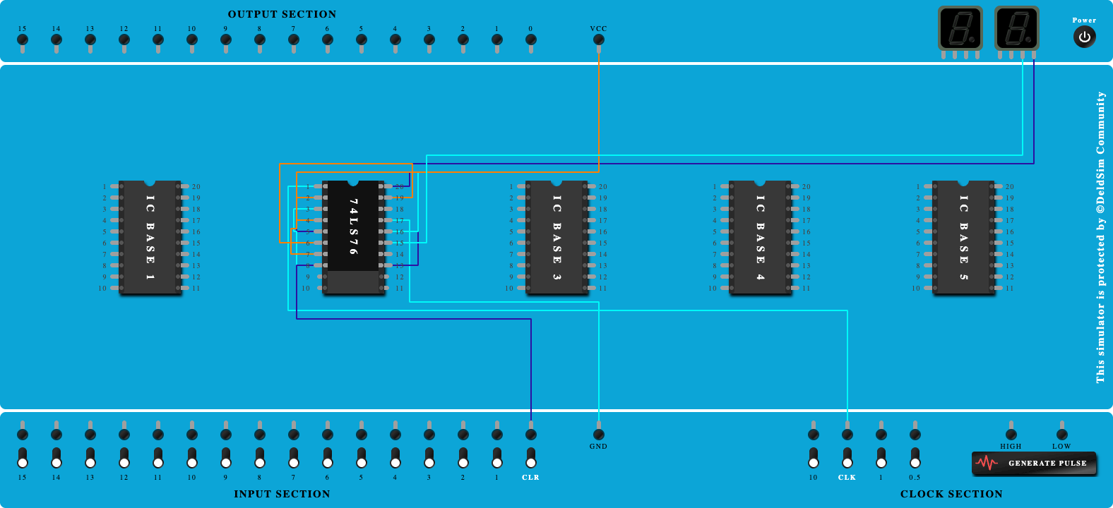 2-Bit Up Counter